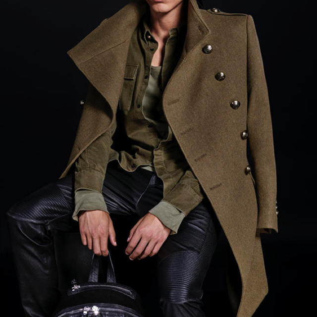 BALMAIN - BALMAIN × H&M コートの通販 by 湯川正人's shop|バルマン