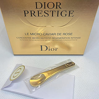 クリスチャンディオール(Christian Dior)のディオール スパチュラ 新品未使用未開封　プレステージローズキャビアマスク付属(フェイスローラー/小物)