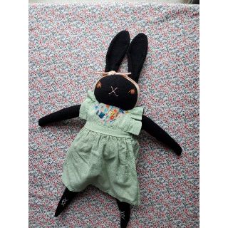 キャラメルベビー&チャイルド(Caramel baby&child )の専用 新品 Polka dot club ラージ ブラック MAGGIE (ぬいぐるみ)