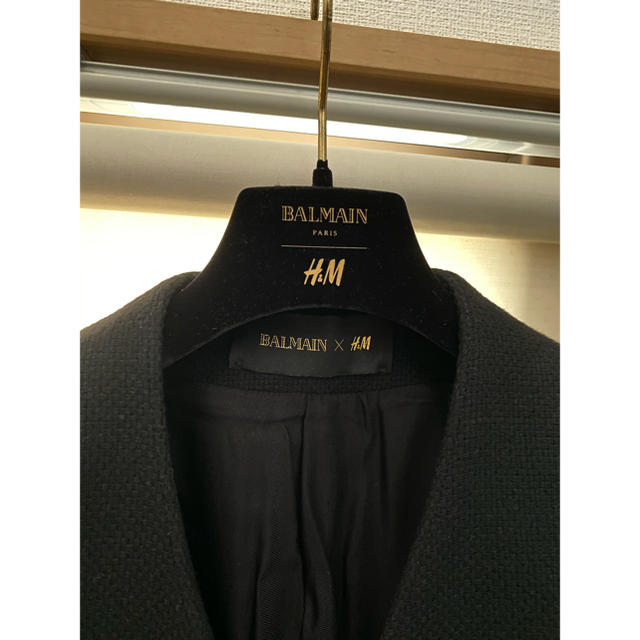 BALMAIN BALMAIN × H&M コートの通販 by 湯川正人's shop｜バルマンならラクマ