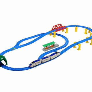 タカラトミー(Takara Tomy)のプラレールかがやき立体レールセット+おまけ付き(鉄道模型)