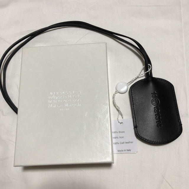 【新品】Maison Margiela レザー キーホルダー ネックレスマルジェラ