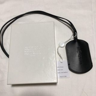 マルタンマルジェラ(Maison Martin Margiela)の【新品】Maison Margiela レザー キーホルダー ネックレス(キーホルダー)