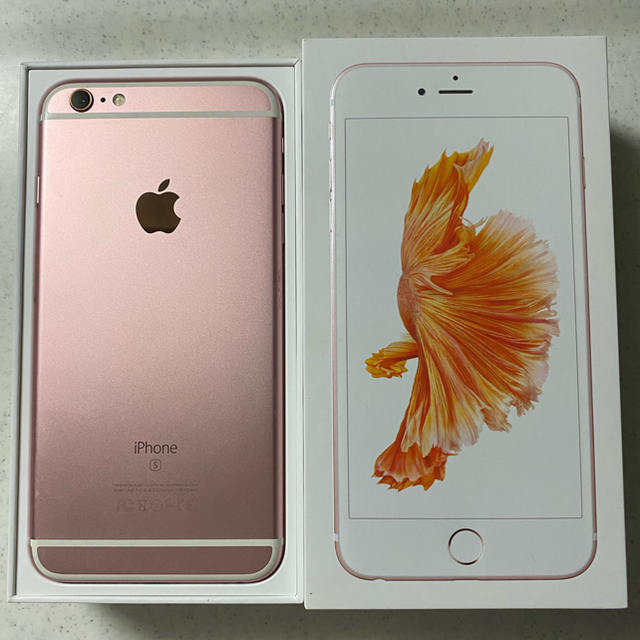 スマートフォン/携帯電話iPhone 6s plus 128GB ローズゴールド　SIMフリー　美品