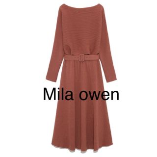 ミラオーウェン(Mila Owen)のMila owen ミラオーウェン リブニット セットアップ(セット/コーデ)