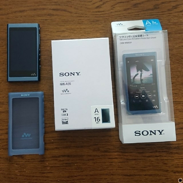 SONY ウォークマン NW-A55(ﾌﾞﾙｰ)16GB(SD可)