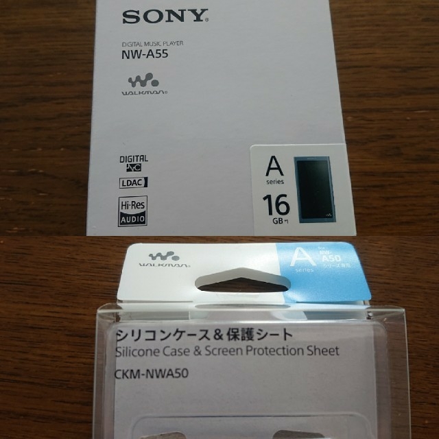 WALKMAN(ウォークマン)のSONY ウォークマン NW-A55(ﾌﾞﾙｰ)16GB(SD可) スマホ/家電/カメラのオーディオ機器(ポータブルプレーヤー)の商品写真