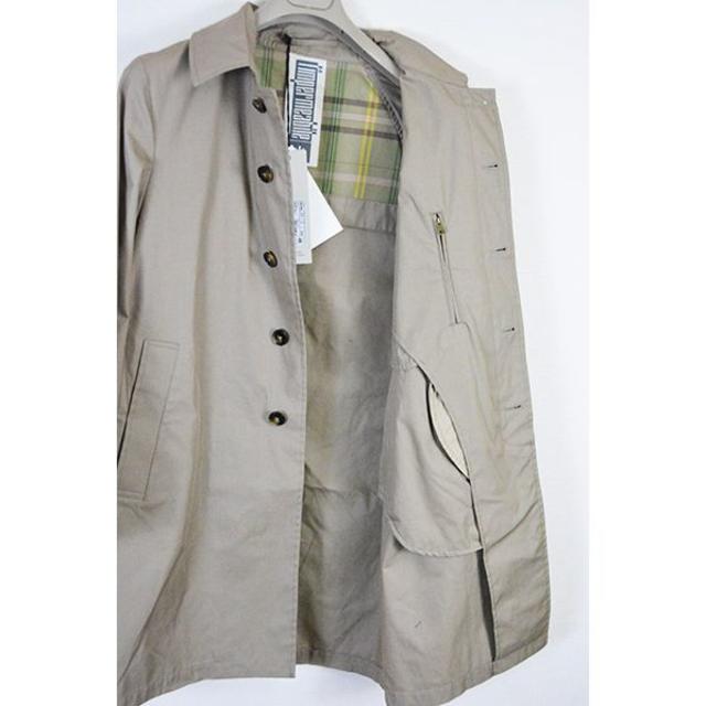 新品　リンペルメアビレ 比翼ステンカラーコート　48 メンズのジャケット/アウター(ステンカラーコート)の商品写真