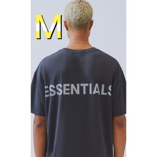 フィアオブゴッド(FEAR OF GOD)のそうた　様FOG Essentials Ｔシャツ　ブラック×シルバーM(Tシャツ/カットソー(半袖/袖なし))