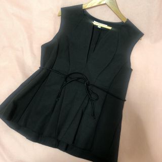 デレクラム(DEREK LAM)のデレクラム ペプラムトップス ブラウス 美品(シャツ/ブラウス(半袖/袖なし))