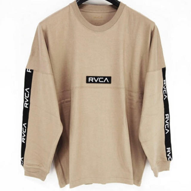 RVCA(ルーカ)の新品 RVCA ルーカ オーバー サイズ ロゴ ライン テープ ロンT S メンズのトップス(Tシャツ/カットソー(七分/長袖))の商品写真