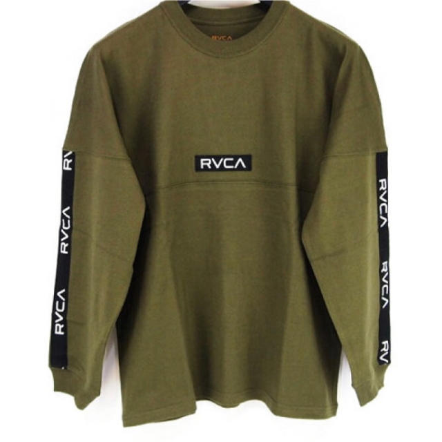 RVCA(ルーカ)の新品 RVCA ルーカ オーバー サイズ ロゴ ライン テープ ロンT M メンズのトップス(Tシャツ/カットソー(七分/長袖))の商品写真