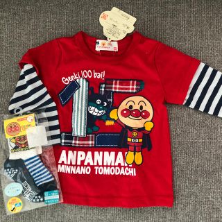 アンパンマン(アンパンマン)のアンパンマン　ロンＴ　ソックス(Tシャツ/カットソー)