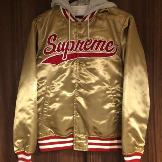 シュプリーム(Supreme)のsupreme スタジャン　ゴールド(スタジャン)