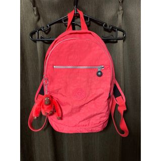 キプリング(kipling)の【★☆値下げしました☆★】KIPLING リュック（ビビットピンク）(リュック/バックパック)