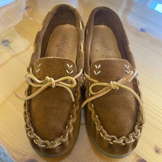 ミネトンカ(Minnetonka)のMINNETONKA ミネトンカ スエード モカシン MOCCASIN 靴(スリッポン/モカシン)