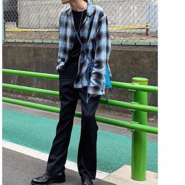 即完売 新品  SUNSEA shadow check gigolo shirt