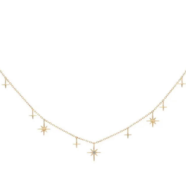 STAR JEWELRY(スタージュエリー)の☆最終価格☆   【美品】ダイヤモンド1ピース留めネックレス レディースのアクセサリー(ネックレス)の商品写真