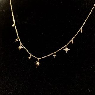 スタージュエリー(STAR JEWELRY)の☆最終価格☆   【美品】ダイヤモンド1ピース留めネックレス(ネックレス)