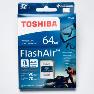 トウシバ(東芝)のFlashAir 64GB  TOSHIBA(その他)