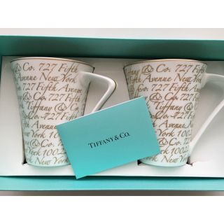 ティファニー(Tiffany & Co.)のティファニー　ペアマグカップ(グラス/カップ)