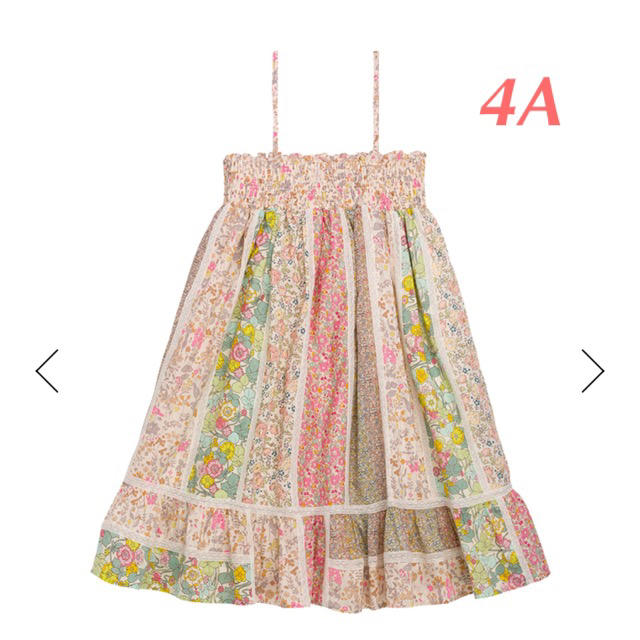 75%OFF!】 ボンポワン リバティワンピース 4a kids-nurie.com
