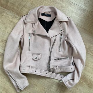 ザラ(ZARA)のじゅんじゅん様専用　zara  スエードテイスト　ライダースジャケット(ライダースジャケット)