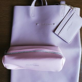 ジルスチュアート(JILLSTUART)のJILLESTUART カード入れ付きバッグと　ポーチ(トートバッグ)