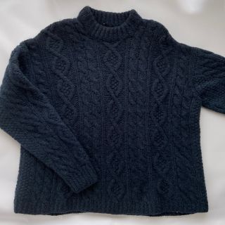 クラネ(CLANE)のvintage knit ネイビー　(ニット/セーター)