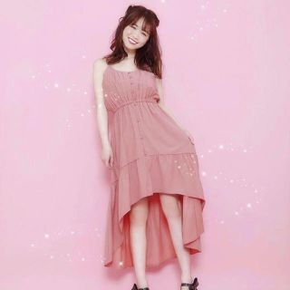 イーハイフンワールドギャラリー(E hyphen world gallery)の最終値下げ❤︎ゆうこす　コラボワンピース　菅本裕子(ロングワンピース/マキシワンピース)