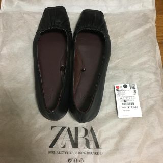 ザラ(ZARA)のZARA スクエアパンプス　37(ハイヒール/パンプス)