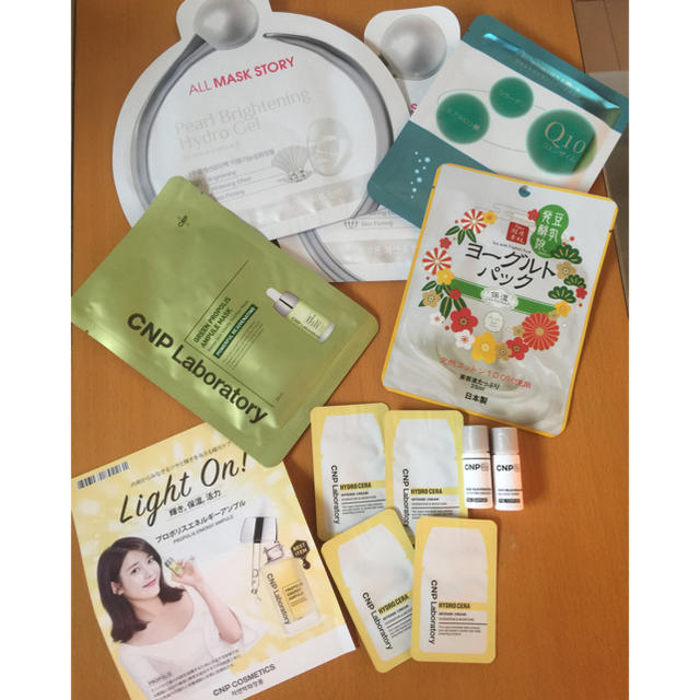 韓国コスメ フェイスパックとサンプル セット コスメ/美容のスキンケア/基礎化粧品(パック/フェイスマスク)の商品写真