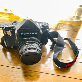 ペンタックス(PENTAX)のペンタックス６７ PENTAX６７ ポラボディ 標準レンズ　フィルム２パック付き(フィルムカメラ)