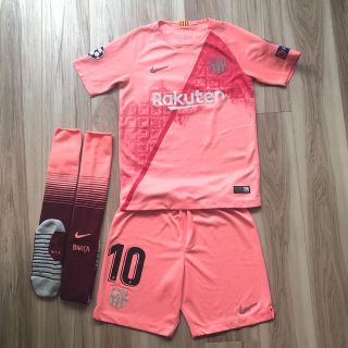 ナイキ(NIKE)のFCバルセロナ 正規品 ｵｰｾﾝﾃｨｯｸ 子供 キッズ ユニフォーム ソックス付(ウェア)