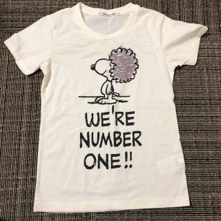 ユニクロ(UNIQLO)のユニクロ　スヌーピーtシャツ(Tシャツ(半袖/袖なし))