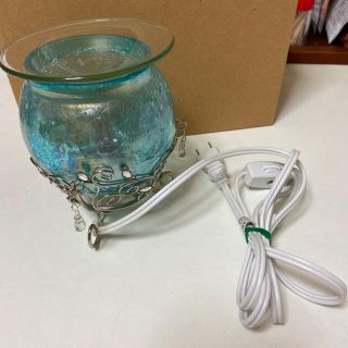 使ってもらいたいので激安美品アロマブルーム芳香器箱無し説明書あり。(アロマポット/アロマランプ/芳香器)