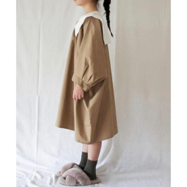 folkmade セーラーワンピース キッズ/ベビー/マタニティのキッズ服女の子用(90cm~)(ワンピース)の商品写真