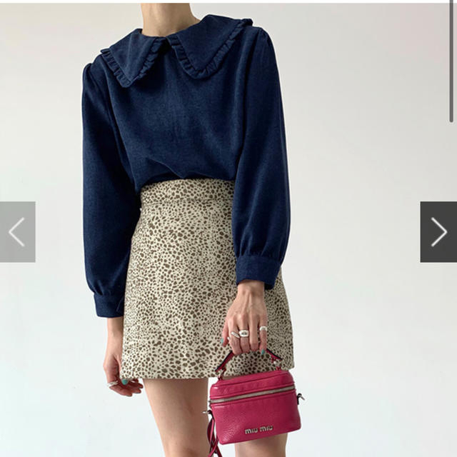 dholic(ディーホリック)のNUGU bisou comma leopard mini skirt レディースのスカート(ミニスカート)の商品写真
