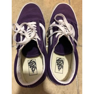 ヴァンズ(VANS)のオールドスクール　パープル(スニーカー)