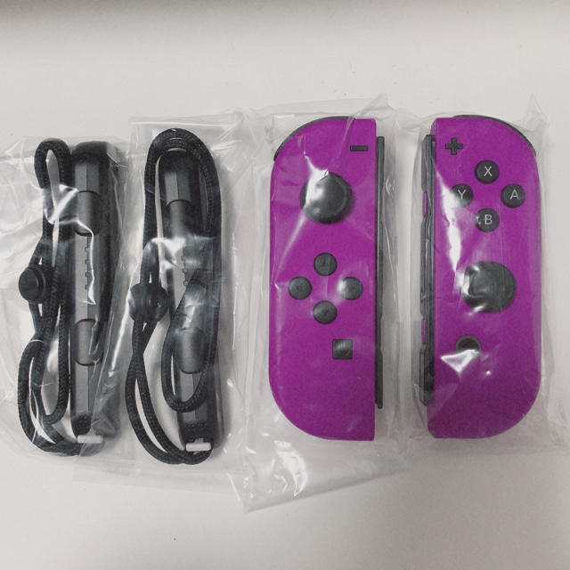 Nintendo Switch - Switch ジョイコン ネオンパープル( L,R
