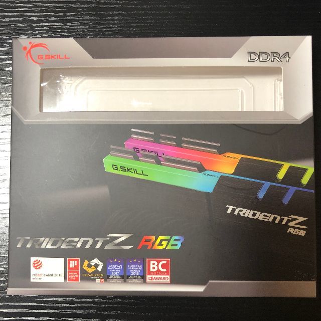 メモリ G.Skill Trident Z RGB F4-3200C 8GB×2 スマホ/家電/カメラのPC/タブレット(PCパーツ)の商品写真