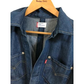 リーバイス(Levi's)の✨立体裁断 Levi's デニム ワンピース(ひざ丈ワンピース)