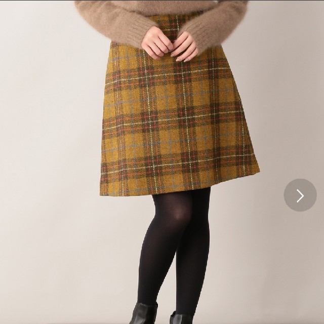 MACKINTOSH PHILOSOPHY(マッキントッシュフィロソフィー)の新品タグ付 MACKINTOSH philosophy ハリスツイード スカート レディースのスカート(ミニスカート)の商品写真