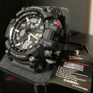 ジーショック(G-SHOCK)の★世界6局電波ソーラー★MUDMASTER ★GWG-100-1A8 ★送料込み(腕時計(アナログ))