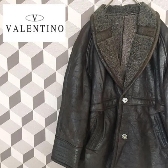 GIANNI VALENTINO - 【Gianni Valentino】ムートンコート ダークブラウン バレンティノの通販 by