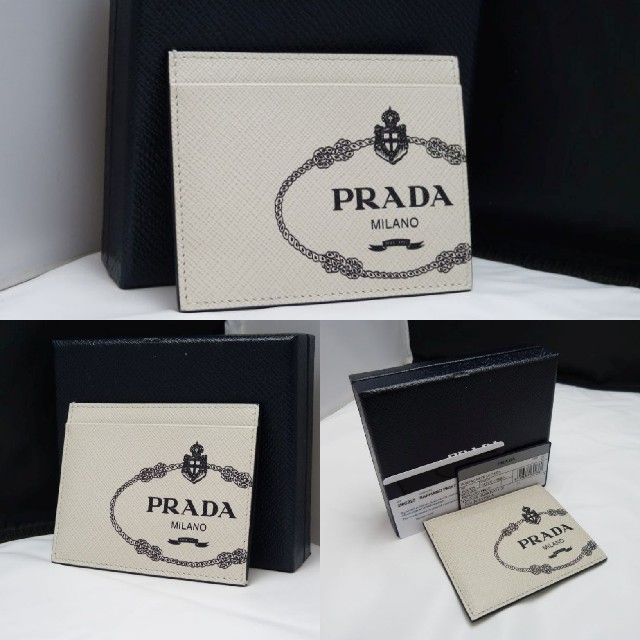 PRADA(プラダ)の早い者勝ち　未使用　SAFFIANO PRINT　カードケース　プラダ メンズのファッション小物(名刺入れ/定期入れ)の商品写真