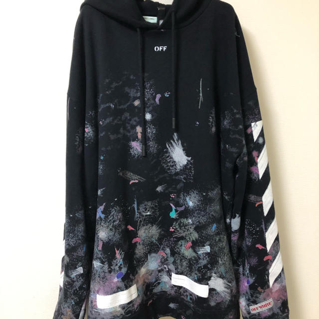 37%割引 新しい OFF-WHITE - Off-White ギャラクシーフーディー 本物の通販 off-white galaxyパーカー パーカー