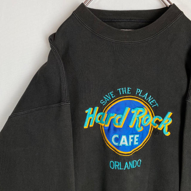 ハードロックカフェ hard rock cafe トレーナー スウェット 90s | フリマアプリ ラクマ