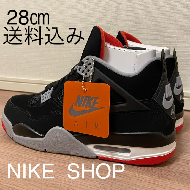 NIKE(ナイキ)の28㎝‼️送料込み‼️NIKE AIR JORDAN 4 RETRO BRED メンズの靴/シューズ(スニーカー)の商品写真