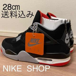 ナイキ(NIKE)の28㎝‼️送料込み‼️NIKE AIR JORDAN 4 RETRO BRED(スニーカー)